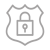 Ícono para Seguridad, Identidad y Cumplimiento